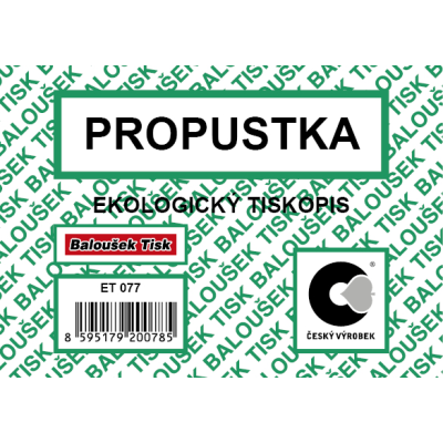 Propustka A7 (ET 077)