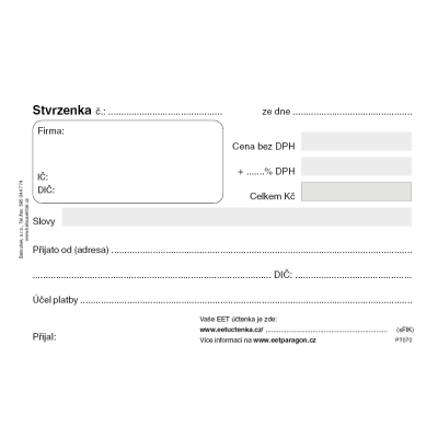 Stvrzenka A6 EET (PT 070)