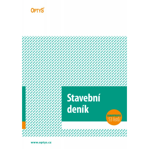 Stavební deník A4 samopropisovací 53 listů (OP 1268)